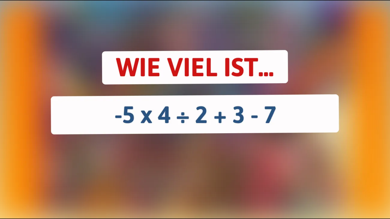 Bist du schlauer als ein Mathe-Genie? Entdecke die Antwort auf dieses knifflige Rätsel!"